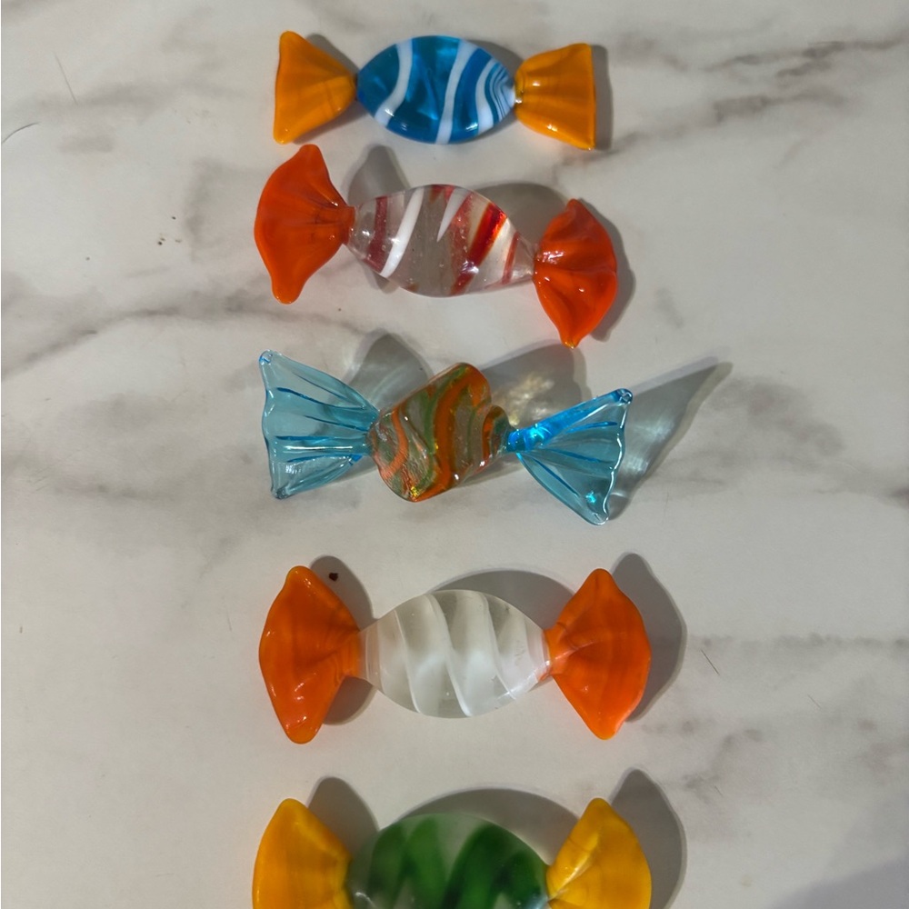 Colorful Glass Candy Decor